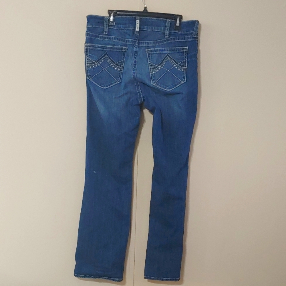 Ariat Women's Jeans Real Denim Western Wear Cowgirl Pants Size 34L